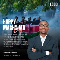 Happy Mashujaa Day short Video Instagram Plasing template