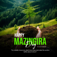 Happy mazingira Day poster template
