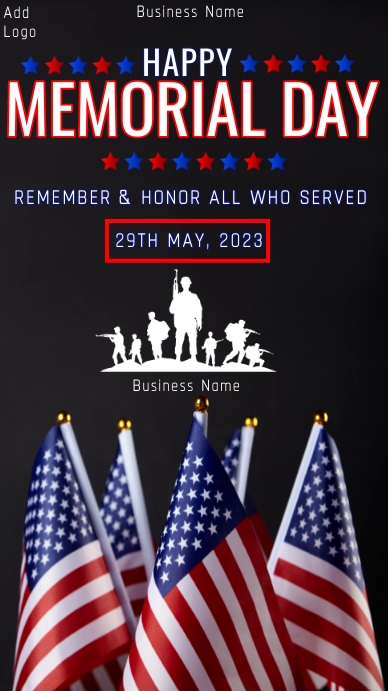 happy memorial day,memorial day greeting card Instagram Story template