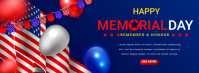Happy Memorial Day Cover Photo Foto Sampul Facebook template