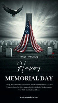 happy memorial day Instagram-verhaal template
