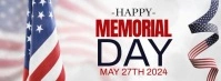 Happy Memorial Day FACEBOOK COVER design temp template