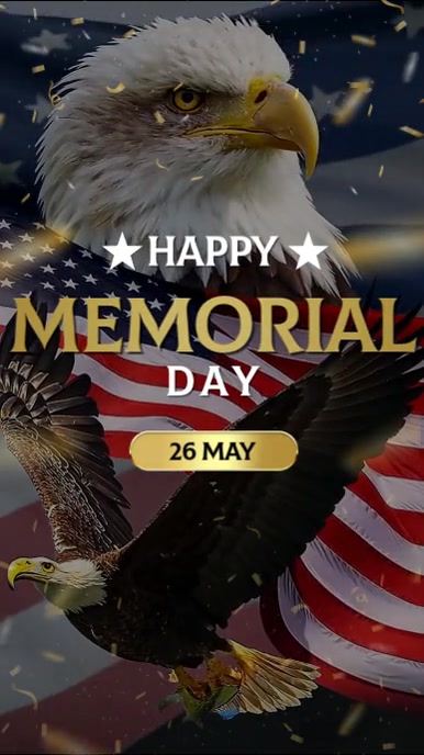 Copy of Happy Memorial day instagram story design template | PosterMyWall