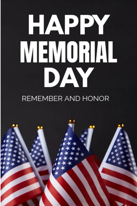 Happy memorial day template 2025 poster | PosterMyWall
