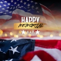 Happy Memorial Day Video Template Instagram Plasing