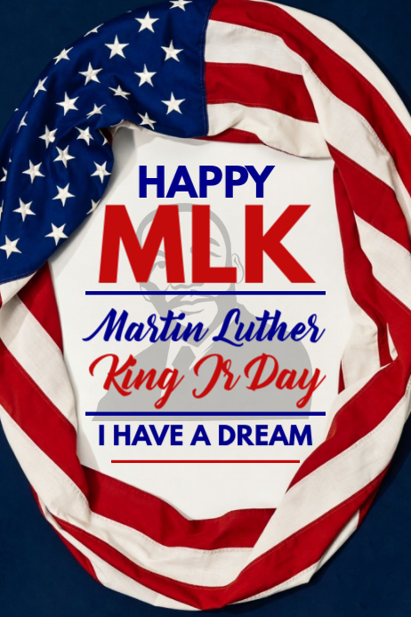 Plantilla de Happy MLK Martin Luther king Jr Day 2026 | PosterMyWall