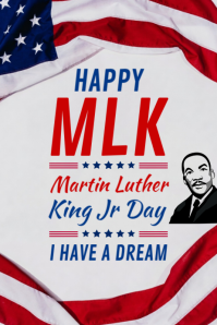 Happy MLK Martin Luther king Jr Day 2026 Template | PosterMyWall