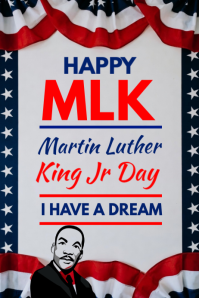 Happy MLK Martin Luther king Jr Day 2026 Template | PosterMyWall