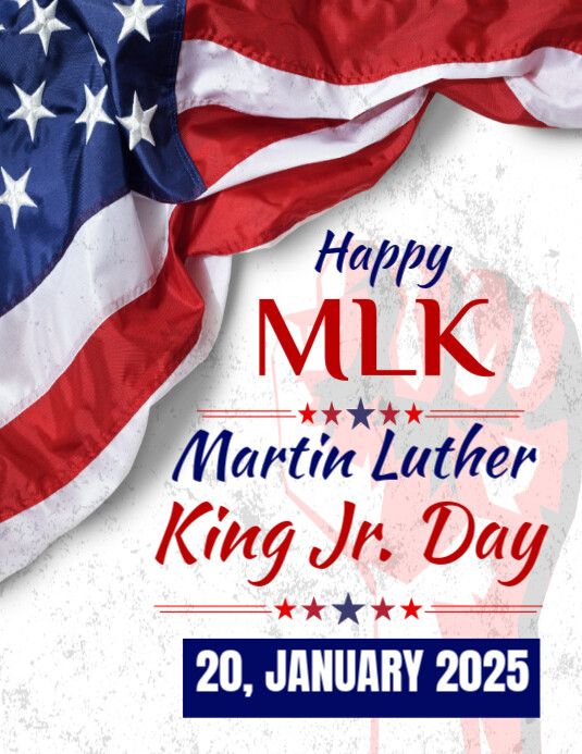 Plantilla de Happy MLK Martin Luther king Jr Day | PosterMyWall