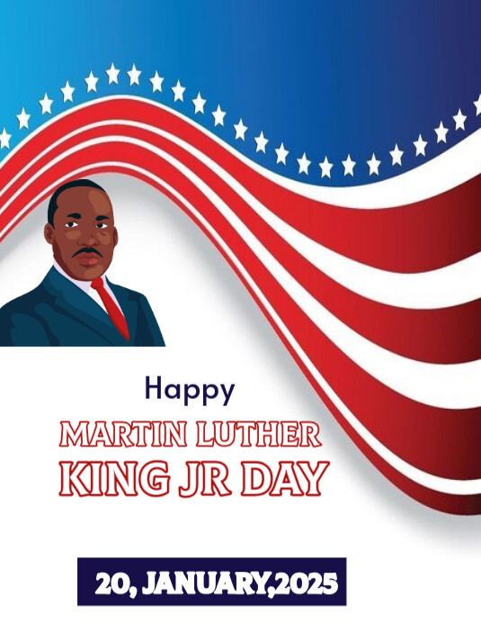 Copy of Happy MLK Martin Luther king Jr Day | PosterMyWall