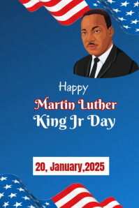 Plantilla de Happy MLK Martin Luther king Jr Day | PosterMyWall