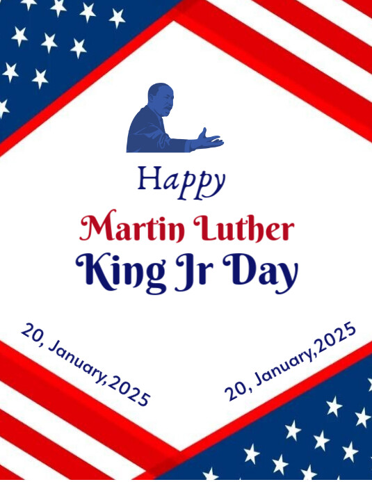 Copy of Happy MLK Martin Luther king Jr Day | PosterMyWall