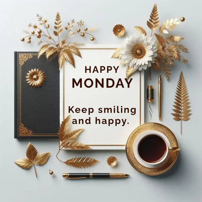 Happy Monday greetings card Template | PosterMyWall
