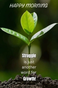 Happy Morning Pinterest Graphic template