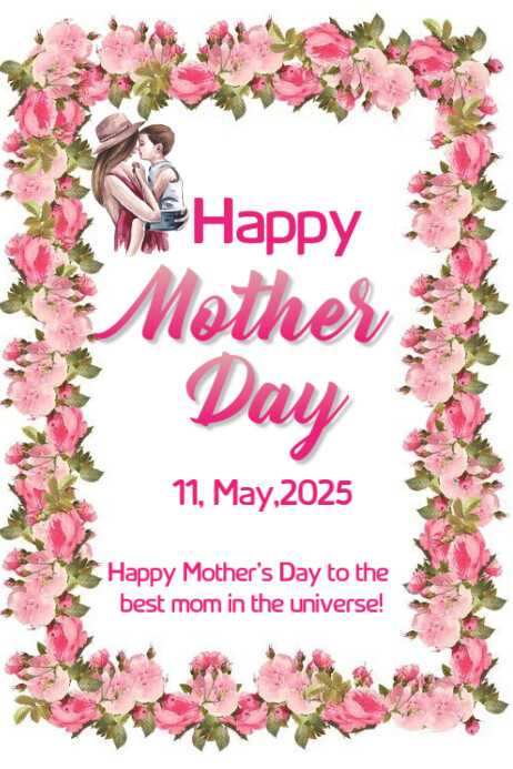Happy Mother's day 2025 Template | PosterMyWall