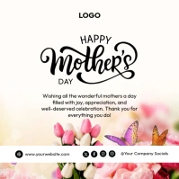 Happy Mother's day corporate poster Сообщение Instagram template
