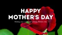 Happy Mother's Day Cover Banner Header Flower template