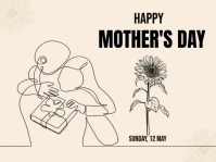 happy mother's day Yard Sign template