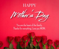 Happy Mother's Day Medium Rectangle template