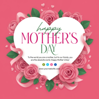 Happy Mother's Day Square (1:1) template