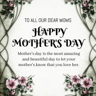 Happy mother's day Instagram Post template