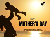 happy mother's day Znak podwórkowy template