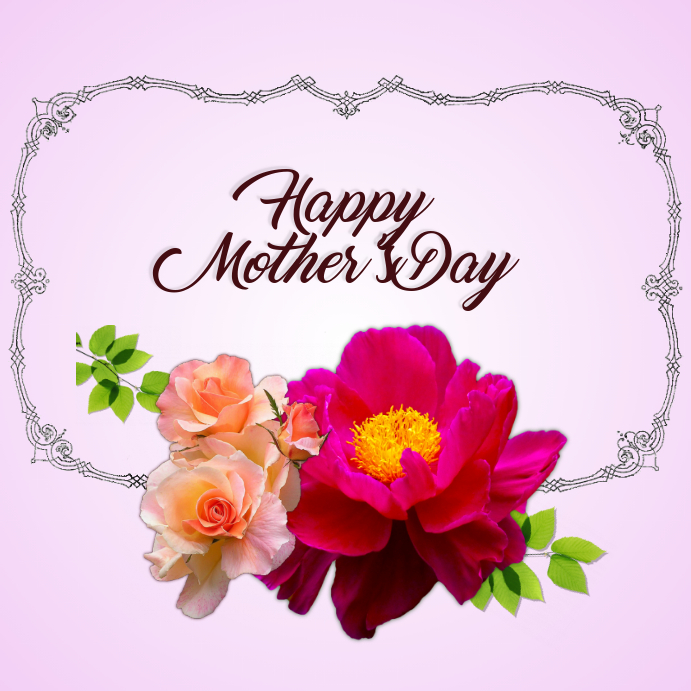 Happy Mother's Day โพสต์บน Instagram template