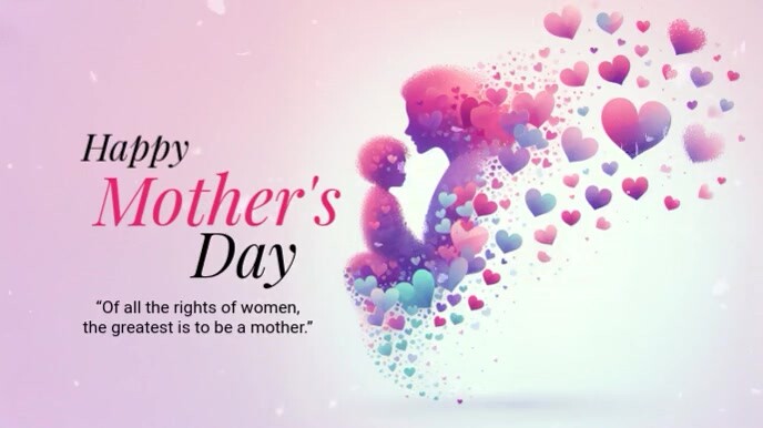 Happy Mother's Day Digital Display (16:9) template