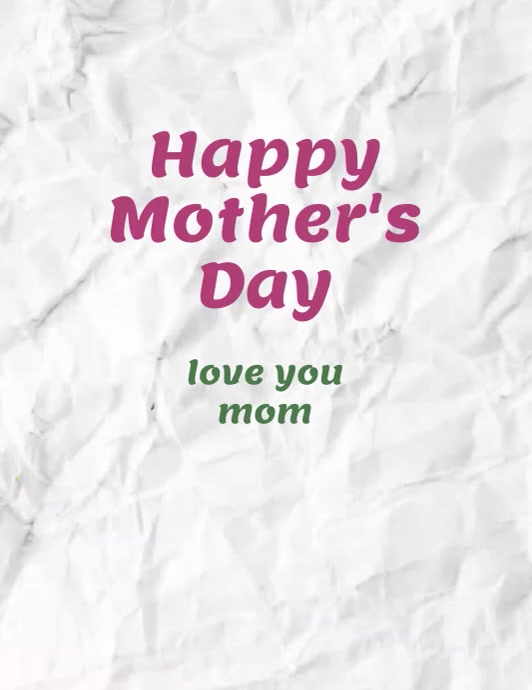 Happy Mother S Day Flower Animation Video Template Postermywall