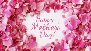 Happy Mother's Day Flowers Roses Heart Video template