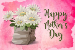 Happy Mother's Day Greeting Card Label template