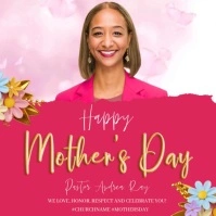 happy mother's day instagram post design template Square (1:1)