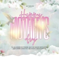 Happy Mother's day instagram post design template Square (1:1)