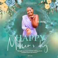 happy mother's day instagram post design template Square (1:1)