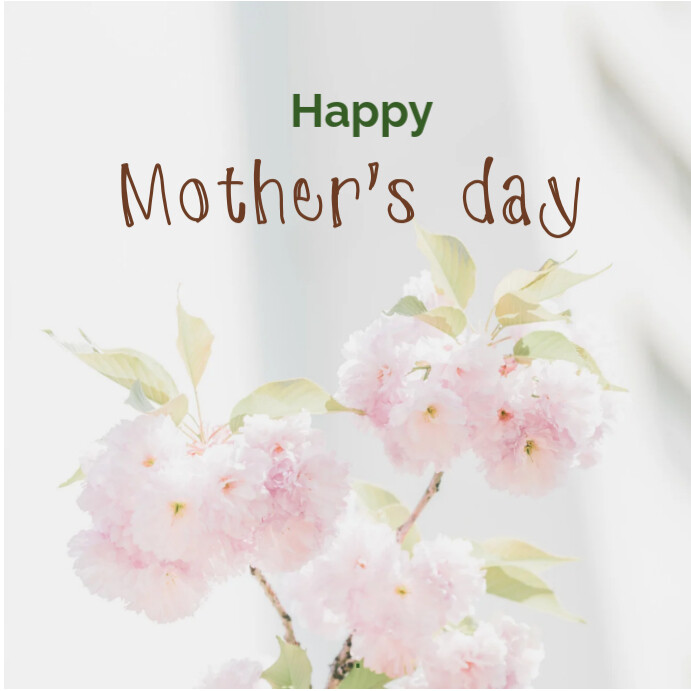 Happy mother's day Instagram post template