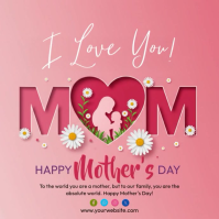 Happy Mother's Day Instagram Post Instagram-Beitrag template