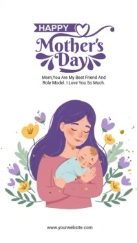 happy mother's day instagram story template