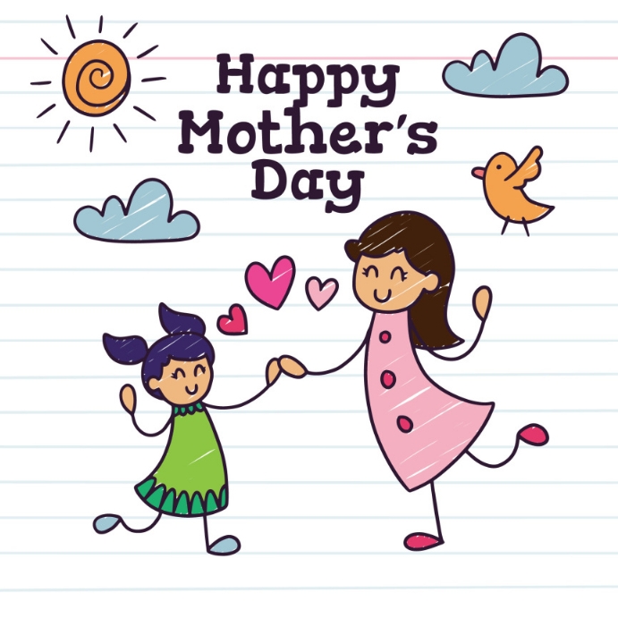 HAPPY MOTHER'S DAY MESSAGE CARD Template Instagram Post