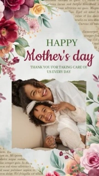 happy mother's day message template Instagram Story