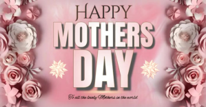 Happy Mother's Day pink template Facebook Shared Image