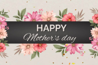 happy mother's day poster Этикетка template