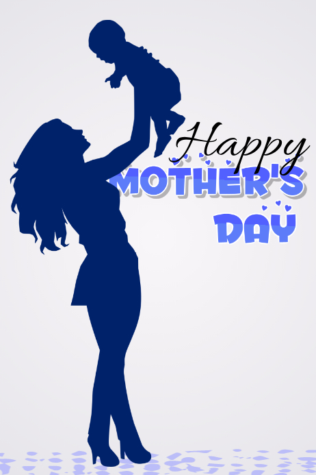 Happy Mother's Day Poster Design template