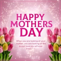 happy mother's day quotes video template Post Instagram