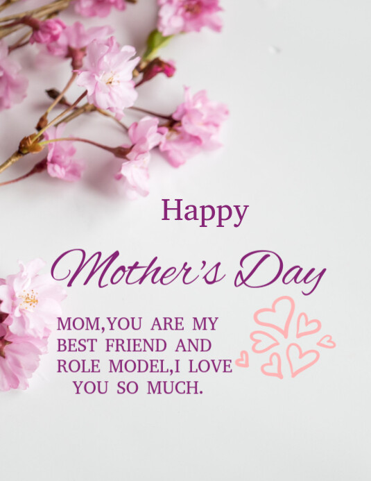 Happy Mother's day template 2025 Flyer (US Letter)