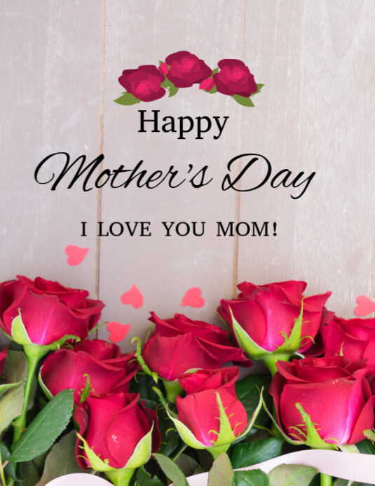 Happy Mother's day template 2025 Flyer (US Letter)