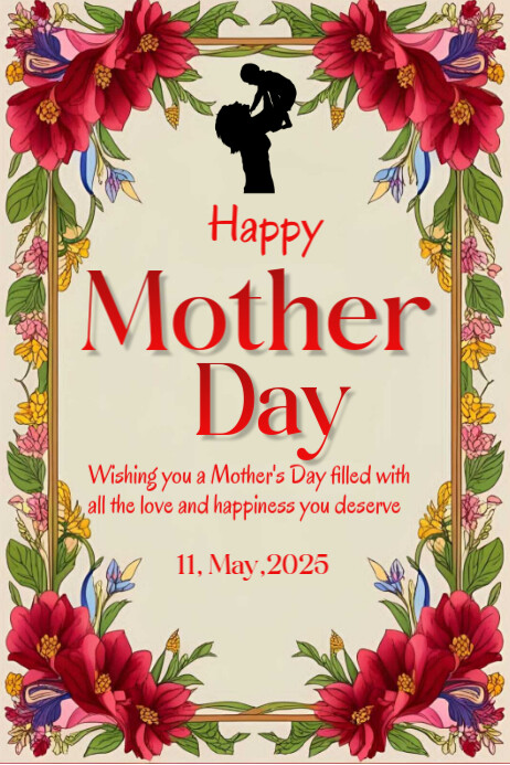 Happy Mother's day Template 2025 | PosterMyWall