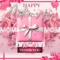 happy mother's day video design Persegi (1:1) template