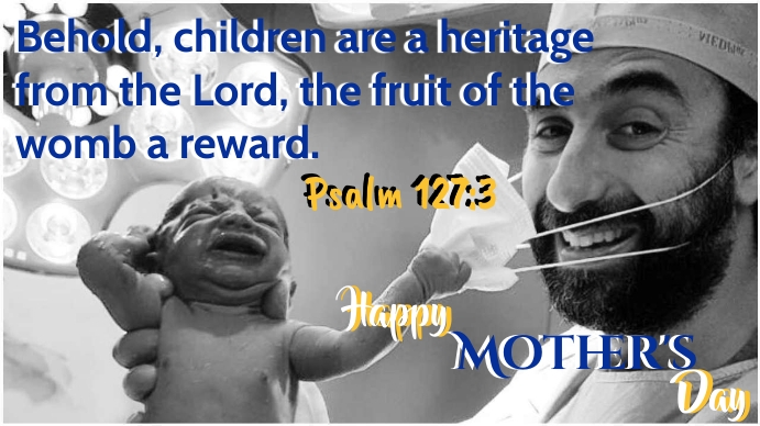Happy Mother's Day_Humor YouTube 缩略图 template