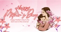 Happy Mother`s Day Greetings Facebook-Veranstaltungscover template