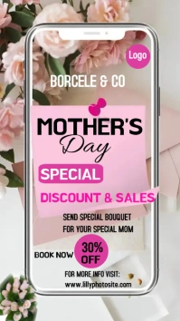 Happy Mother’s Day Special Sales Flyer Instagram-verhaal template